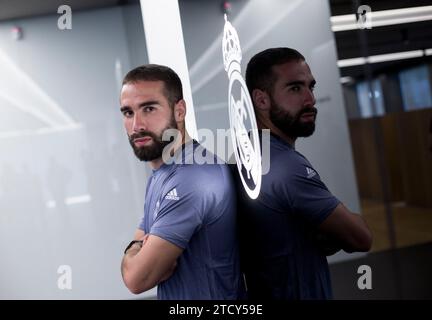 Madrid, 30/05/2017. Intervista a Dani Carvajal, ala del Real Madrid. Foto: Ignacio Gil Archdc. Crediti: Album / Archivo ABC / Ignacio Gil Foto Stock