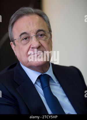 Madrid, 19/06/2017. Intervista a Florentino Pérez, presidente del Real Madrid. Foto: Ignacio Gil Archdc. Crediti: Album / Archivo ABC / Ignacio Gil Foto Stock