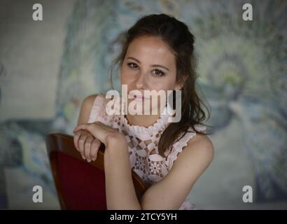 Madrid, 30/03/2017. La scuola Irene posa per la sua intervista con la ABC. Foto: Maya Balanya Archdc. Crediti: Album / Archivo ABC / Maya Balanya Foto Stock