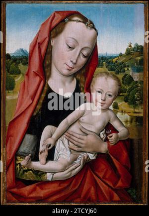 Virgin and Child 1982 di Dieric Bouts Foto Stock