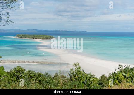 Nosy Bè la bellissima piccola isola del Madagascar composta da due isole Foto Stock