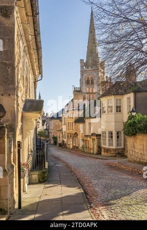 Affacciato su Barn Hill a Stamford, Lincolnshire, Inghilterra Foto Stock