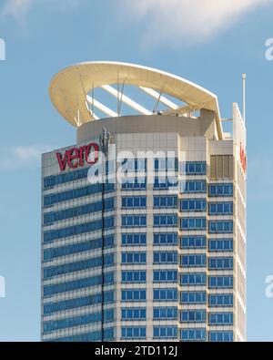 La ÒHaloÓ cima del vero Centre di Auckland, NZL Foto Stock