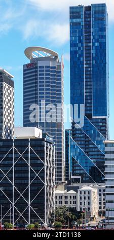 Grattacieli di Auckland, NZL Foto Stock