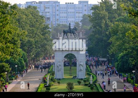 King Edward VII Arch al Victoria Memorial Foto Stock