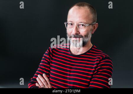 Tom Dyckhoff partecipa a una photocall durante l'Edinburgh International Book Festival il 12 agosto 2017 a Edimburgo, in Scozia. Foto Stock