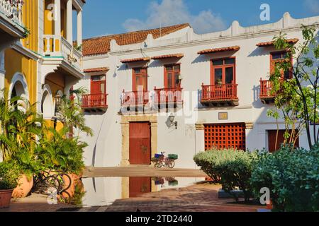 Foto della città vecchia di cartagena das indias Colombia Foto Stock