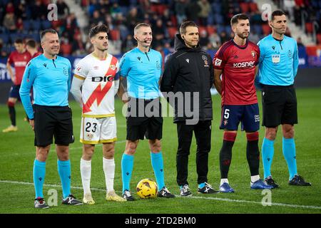 Pamplona, Spagna. 2 dicembre 2023. Sport. Calcio/calcio. Partita di calcio della Liga EA Sports tra CA Osasuna e Rayo Vallecano giocata allo stadio El Sadar di Pamplona (Spagna) il 2 dicembre 2023. Credito: Inigo Alzugaray/Cordon Press Foto Stock