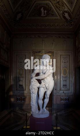 Madrid, 24/11/2015. Presentazione nel Palazzo reale della statua "Ercole appoggiato al suo club", un'opera recuperata dalle collezioni reali. Foto: Ignacio Gil ARCHDC. Crediti: Album / Archivo ABC / Ignacio Gil Foto Stock