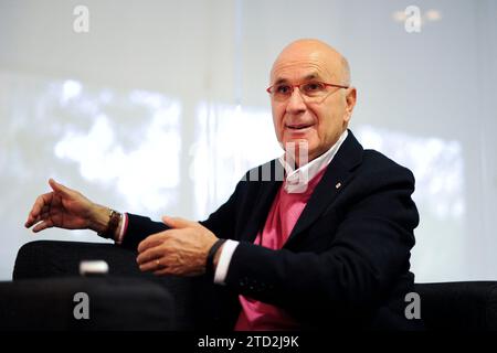 Barcellona, 12/08/2015. Intervista a Josep Antoni Duran i Lleida, candidato dell'Unio Democratica per Barcellona alle elezioni generali del 20D.. Foto: Inés Baucells. ARCHDC. Crediti: Album / Archivo ABC / Ines Baucells Foto Stock