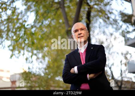 Barcellona, 12/08/2015. Intervista a Josep Antoni Duran i Lleida, candidato dell'Unio Democratica per Barcellona alle elezioni generali del 20D.. Foto: Inés Baucells. ARCHDC. Crediti: Album / Archivo ABC / Ines Baucells Foto Stock