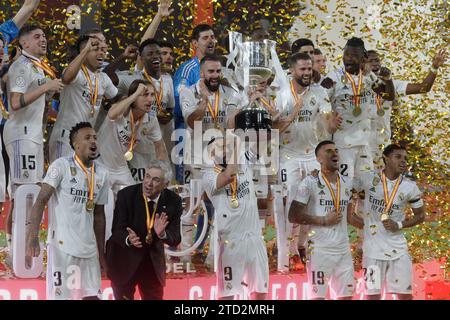 Siviglia, 05/06/2023. Finale della Copa del Rey 2023. Partita del Real Madrid contro Osasuna allo stadio la Cartuja. Foto: Raúl Doblado. ARCHSEV. Crediti: Album / Archivo ABC / Raúl Doblado Foto Stock