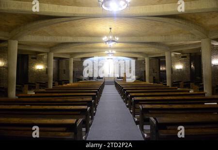 Madrid, 20/07/2016. Relazione di Iglesias de Madrid. Nell'immagine, la Parrocchia di Santa María del Monte Carmelo. Foto: Maya Balanya ARCHDC. Crediti: Album / Archivo ABC / Maya Balanya Foto Stock