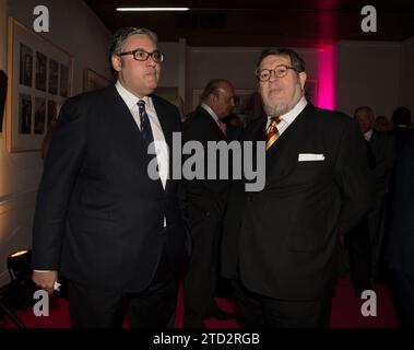 Madrid 01-29-2014 Premio ABC corrida al corriere Manuel Jesus cid sala 'el Cid' ... Foto: Angel de Antonio e Eduardo de San Bernardo .... ArchDC. Crediti: Album / Archivo ABC / Ángel de Antonio Foto Stock