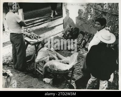 Città del Messico (Messico), dicembre 1981. Scena di un tipico mercato messicano, conosciuto come tianguis. Crediti: Album / Archivo ABC / Teodoro Naranjo Domínguez Foto Stock