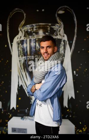 Valdebebas (Madrid), 12/12/2018. Real Madrid, città dello sport. Ritratti in posa del calciatore Dani Ceballos. Foto: Guillermo Navarro ARCHDC. Crediti: Album / Archivo ABC / Guillermo Navarro Foto Stock