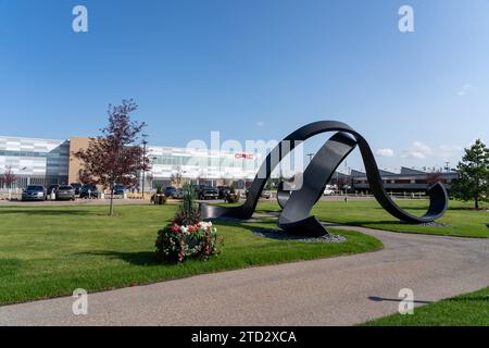 Sede centrale globale CPKC a Calgary, Alberta, Canada Foto Stock