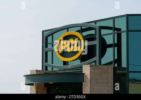 PCL Construction Management Office a Regina, Saskatchewan, Canada Foto Stock