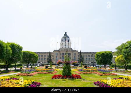 Saskatchewan Legislative Building in Regina, Saskatchewan, Canada Foto Stock