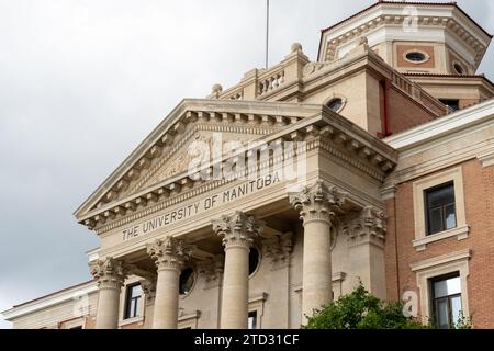 University of Manitoba Administration Building a Winnipeg, MB, Canada Foto Stock