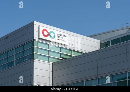 Canadian Blood Services Center a Winnipeg, Manitoba, Canada Foto Stock