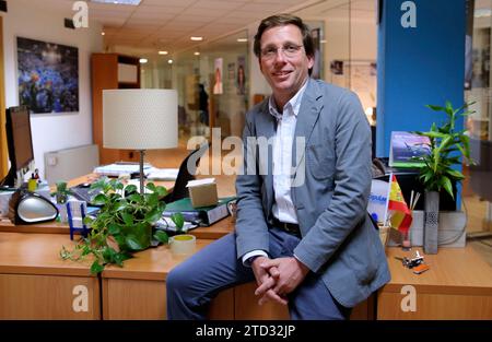 Madrid, 27/05/2019. Intervista a José Luis Martínez Almeida. Jaime García Archdc. Crediti: Album / Archivo ABC / Jaime García Foto Stock