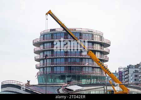 Nuova costruzione del Casinò, Westende, Middelkerke, Belgio Foto Stock