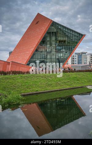 Museum des Zweiten Weltkriegs - Muzeum II Wojny Swiatowej, Danzica, Woiwodschaft Pommern, Polen Foto Stock