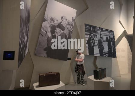 Museum des Zweiten Weltkriegs - Muzeum II Wojny Swiatowej, Danzica, Woiwodschaft Pommern, Polen *** Museo della seconda guerra mondiale Muzeum II Wojny Swiatowej, Danzica, Voivodato della Pomerania, Polonia Foto Stock