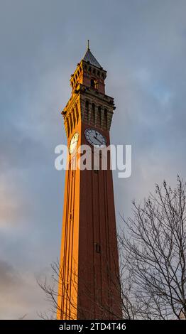 Old Joe, l'iconica torre dell'orologio dell'Università di Birmingham, è la torre dell'orologio autoportante più alta del mondo. Foto Stock