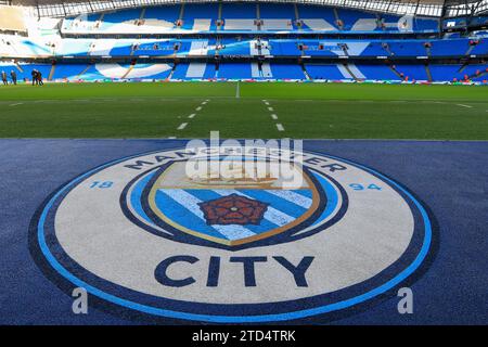 Manchester, Regno Unito, 16 dicembre 2023. All'interno dell'Etihad Stadium davanti alla partita di Premier League Manchester City vs Crystal Palace all'Etihad Stadium, Manchester, Regno Unito, 16 dicembre 2023 (foto di Conor Molloy/News Images) credito: News Images Ltd/Alamy Live News Foto Stock