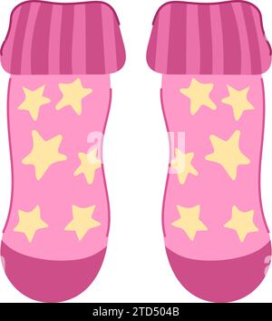 calzini per bambini illustrazioni vettoriali Illustrazione Vettoriale