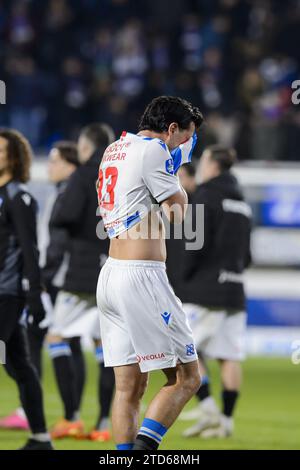 HEERENVEEN - Thom Haye del SC Heerenveen durante la partita olandese tra lo sc Heerenveen e il FC Volendam all'Abe Lenstra Stadium il 16 dicembre 2023 a Heerenveen, Paesi Bassi. ANP COR LASKER Foto Stock
