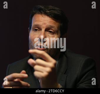 Madrid, 03/10/2015. Intervista a Eduardo Currás, direttore del settore del Banco de Sabadell. Foto: Ernesto Agudo. ARCHDC. Crediti: Album / Archivo ABC / Ernesto Agudo Foto Stock