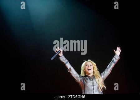 05/03/2011. Vicente Calderón. Madrid. Spagna. Concerto di Shakira a Madrid. Foto: Di San Bernardo. ArchDC. Crediti: Album / Archivo ABC / Eduardo San Bernardo Foto Stock