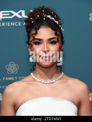 Beverly Hills, California, USA. 16 dicembre 2023. Kiyone arriva all'indimenticabile: Il 21° Annual Asian American Awards al Beverly Hilton Hotel il 16 dicembre 2023 a Beverly Hills, CA. Credito: Lisa OConnor/AFF-USA.com credito: AFF/Alamy Live News Foto Stock