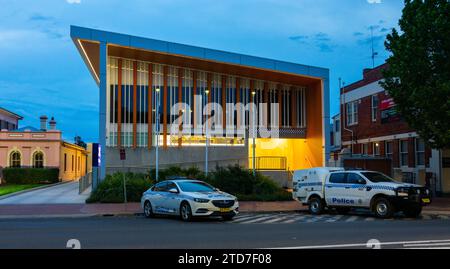 Stazione di polizia di Inverell, nel nord del nuovo galles del Sud, australia Foto Stock