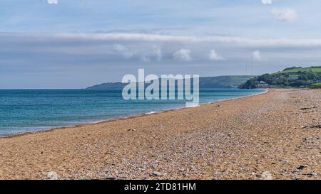 The Slapton Sands vicino Torcross nel Devon, Inghilterra, Regno Unito Foto Stock