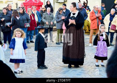 Music and Dance Circle Celtic Circle Group, Kelc'h Keltiek Karaez, Carhaix, Bretagne Bretagna, Francia, in programma a dicembre 2023 Foto Stock