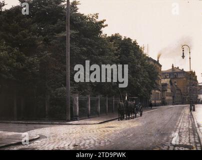 Bayreuth, Baviera, Germania, Arte, personalità, habitat, architettura, musica, personalità artistica, strada, quartiere, carrozza, Parco, Giardino, Baviera, Bayreuth, Street and Property of Richard Wagner, Bayreuth, 01/01/1912 - 31/12/1912, Léon, Auguste, fotografo, 1912 - Allemagne - Auguste Léon, Autochrome, foto, vetro, Autochrome, foto, positiva Foto Stock