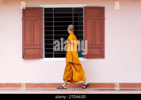 La Pagoda Thien Mu (vale a dire la Pagoda delle fate del cielo), nota anche come Pagoda Linh Mu, è una delle pagoda più affascinanti e antiche della città di Hue (CTK pH Foto Stock