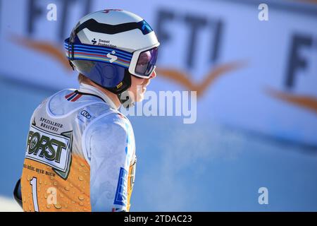 Alta Badia, alto Adige, Italia. 17 dicembre 2023. Audi FIS Ski World Cup, Giant Slalom 2023 1° giorno; Henrik Kristoffersen (NOR) credito: Action Plus Sports/Alamy Live News Foto Stock