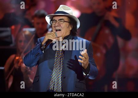 ROMA, ITALIA - 16 DICEMBRE: Al Bano, Albano Carrisi. Concerto di Natale in Vaticano XXXI edizione. Auditorium conciliazione. Roma (Italia)16 dicembre 2023 Foto Stock