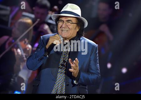 ROMA, ITALIA - 16 DICEMBRE: Al Bano, Albano Carrisi. Concerto di Natale in Vaticano XXXI edizione. Auditorium conciliazione. Roma (Italia)16 dicembre 2023 Foto Stock