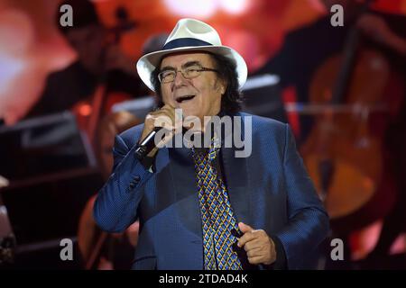 ROMA, ITALIA - 16 DICEMBRE: Al Bano, Albano Carrisi. Concerto di Natale in Vaticano XXXI edizione. Auditorium conciliazione. Roma (Italia)16 dicembre 2023 Foto Stock