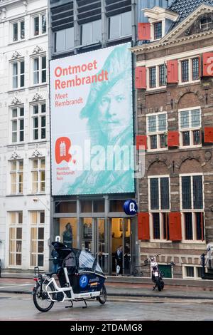 L'esterno del museo Rembrandt House di Amsterdam. Foto Stock