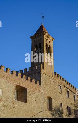 Chiesa dei Santi Giacomo e Cristoforo, Bolgheri, Castagneto Carducci, Livorno, Italia Foto Stock