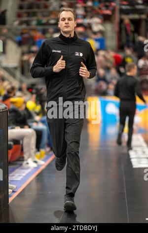 Ludwigsburg, Deutschland. 17 dicembre 2023. Nicolas Rotter, GER, MHP Riesen Ludwigsburg vs. Syntainics MBC, Basketball, Bundesliga, easycredit BBL, 11. Spieltag, Spielzeit 2023/2024, 17.12.2023, foto: Eibner-Pressefoto/Sascha Walther Credit: dpa/Alamy Live News Foto Stock