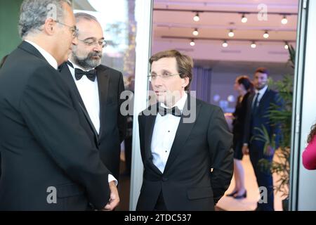 Madrid, 07/07/2022. Presentazione dei premi Mariano de Cavia, Luca de Tena e Mingote, da parte del re Felipe ad Andrés Trapiello, Inés Artajo ed Emilio Morenatti. Foto: Jaime García. ARCHDC. Crediti: Album / Archivo ABC / Jaime García Foto Stock