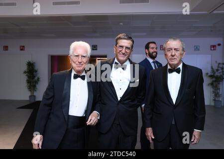 Madrid, 07/07/2022. Presentazione dei premi Mariano de Cavia, Luca de Tena e Mingote, da parte del re Felipe ad Andrés Trapiello, Inés Artajo ed Emilio Morenatti. Foto: Jaime García. ARCHDC. Crediti: Album / Archivo ABC / Jaime García Foto Stock